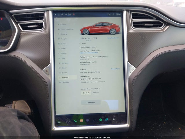 5YJSA1S12EFP60697 Tesla MODEL S