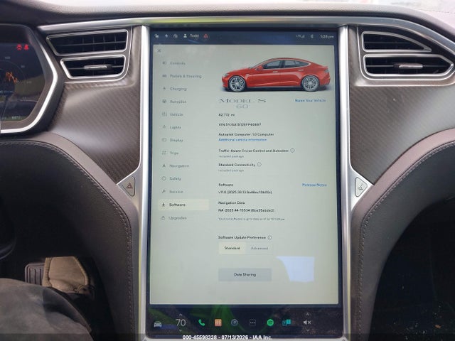 5YJSA1S12EFP60697 Tesla MODEL S
