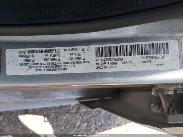 Aukcja sprzedaży 2013 Chrysler 200 Touring, vin: 1C3CCBBG2DN531854, numer aukcji: 45598382