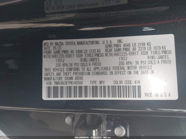 Mazda Cx-50 2.5 S Preferred Plus 2023 7MMVABCM7PN149564 Image 9