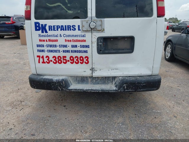 2009 Chevrolet Express Work Van მანქანა იყიდება აუქციონზე, vin: 1GCFG15X691159033, აუქციონის ნომერი: 45598394