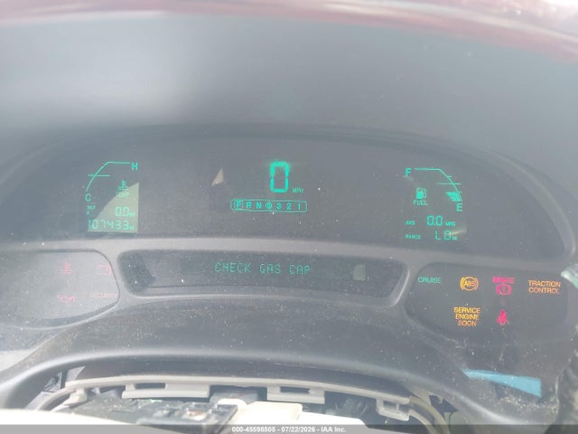 45598505 :رقم المزاد ، 1G6KD54Y01U125734 vin ، 2001 Cadillac Deville Standard W/w20 مزاد بيع