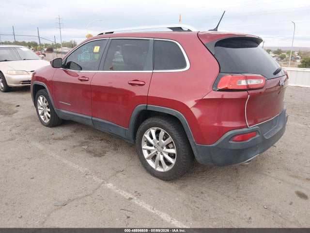 2014 Jeep Cherokee Limited მანქანა იყიდება აუქციონზე, vin: 1C4PJLDBXEW164448, აუქციონის ნომერი: 45598559