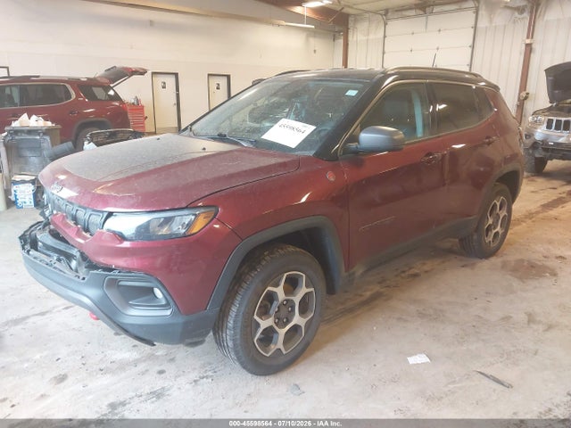 45598564 :رقم المزاد ، 3C4NJDDB4NT162097 vin ، 2022 Jeep Compass Trailhawk 4x4 مزاد بيع