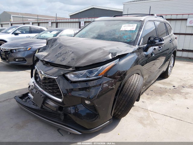 2026 Toyota Highlander Hybrid Platinum მანქანა იყიდება აუქციონზე, vin: 5TDEBRCH9TS721232, აუქციონის ნომერი: 45598682