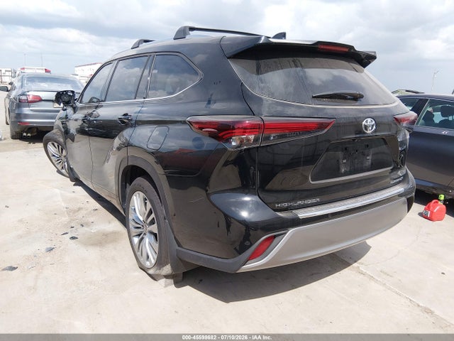 2026 Toyota Highlander Hybrid Platinum მანქანა იყიდება აუქციონზე, vin: 5TDEBRCH9TS721232, აუქციონის ნომერი: 45598682