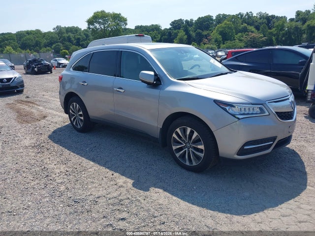 45598797 :رقم المزاد ، 5FRYD4H44GB029680 vin ، 2016 Acura Mdx Technology   Acurawatch Plus Packages/technology Package مزاد بيع