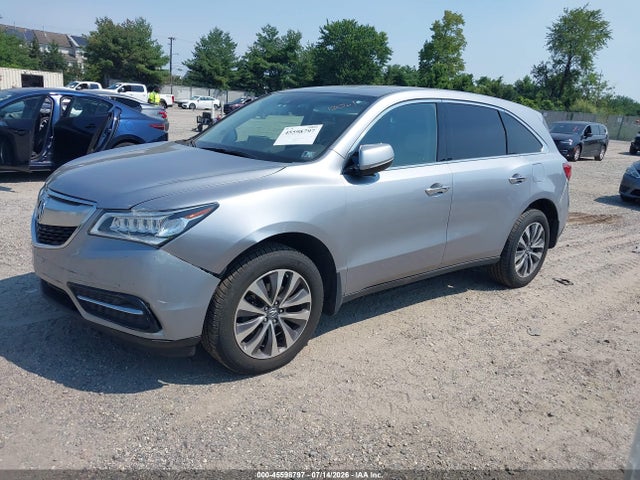 45598797 :رقم المزاد ، 5FRYD4H44GB029680 vin ، 2016 Acura Mdx Technology   Acurawatch Plus Packages/technology Package مزاد بيع