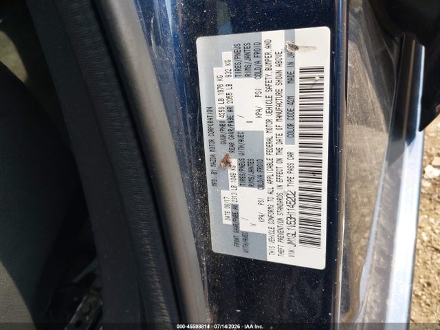 Aukcja sprzedaży 2017 Mazda Mazda6 Touring, vin: JM1GL1V53H1145202, numer aukcji: 45598814