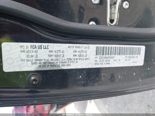 Aukcja sprzedaży 2017 Chrysler 300 Limited, vin: 2C3CCAAG6HH506367, numer aukcji: 45598835