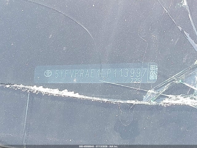 Toyota COROLLA LE 2020 5YFVPRAE1LP113997 Image 9