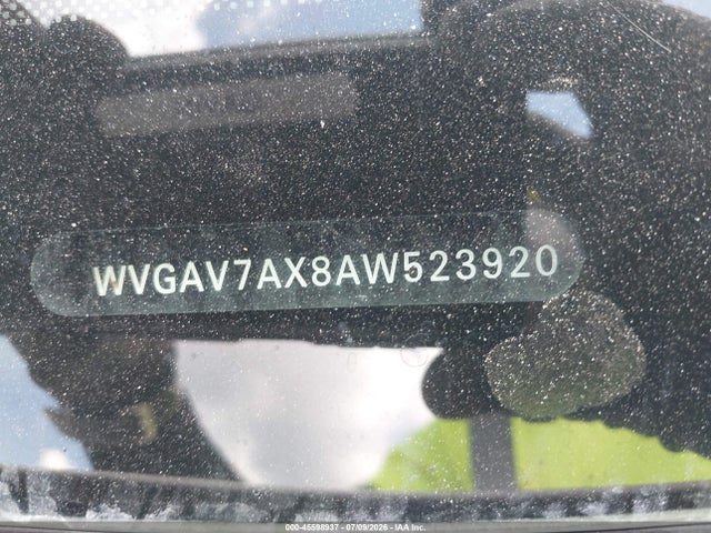 Продаж на аукціоні авто 2010 Volkswagen Tiguan Wolfsburg Edition, vin: WVGAV7AX8AW523920, номер лоту: 45598937