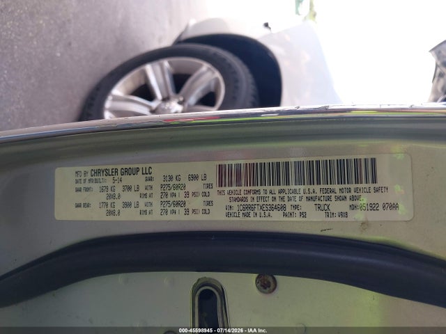 Продажа на аукционе авто 2014 Ram 1500 Express, vin: 1C6RR6FTXES364608, номер лота: 45598945