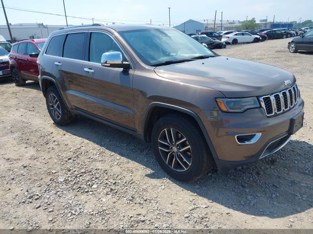 2017 Jeep Grand Cherokee Limited მანქანა იყიდება აუქციონზე, vin: 1C4RJFBG3HC734983, აუქციონის ნომერი: 45599092
