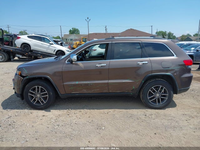 2017 Jeep Grand Cherokee Limited მანქანა იყიდება აუქციონზე, vin: 1C4RJFBG3HC734983, აუქციონის ნომერი: 45599092
