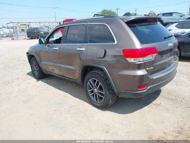 2017 Jeep Grand Cherokee Limited მანქანა იყიდება აუქციონზე, vin: 1C4RJFBG3HC734983, აუქციონის ნომერი: 45599092