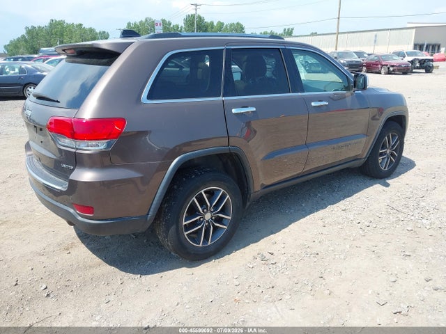 2017 Jeep Grand Cherokee Limited მანქანა იყიდება აუქციონზე, vin: 1C4RJFBG3HC734983, აუქციონის ნომერი: 45599092