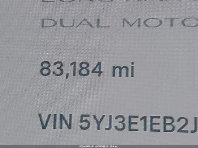 Aukcja sprzedaży 2018 Tesla Model 3 Long Range/performance, vin: 5YJ3E1EB2JF056121, numer aukcji: 45599151