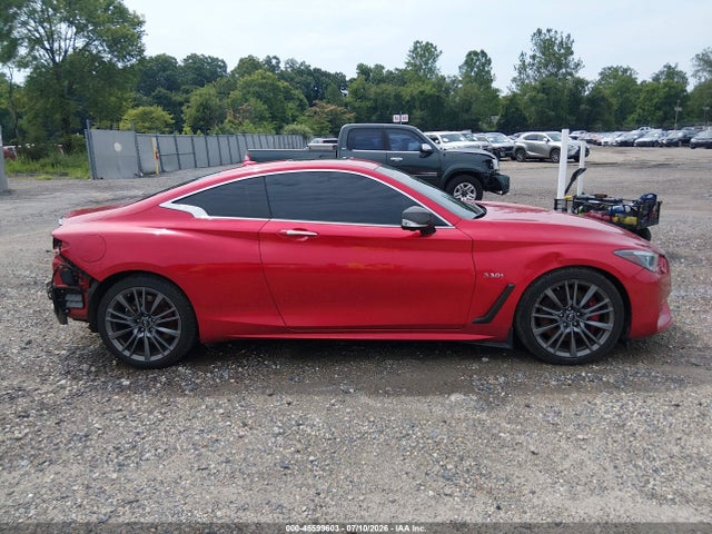 2017 Infiniti Q60 3.0t Red Sport 400 მანქანა იყიდება აუქციონზე, vin: JN1FV7EL2HM701492, აუქციონის ნომერი: 45599603