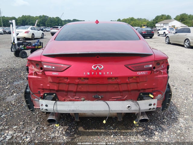 2017 Infiniti Q60 3.0t Red Sport 400 მანქანა იყიდება აუქციონზე, vin: JN1FV7EL2HM701492, აუქციონის ნომერი: 45599603