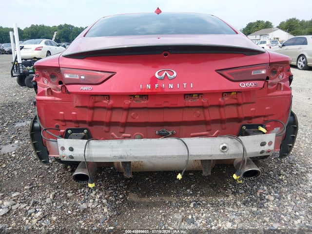 2017 Infiniti Q60 3.0t Red Sport 400 მანქანა იყიდება აუქციონზე, vin: JN1FV7EL2HM701492, აუქციონის ნომერი: 45599603