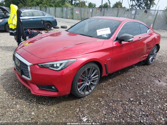 2017 Infiniti Q60 3.0t Red Sport 400 მანქანა იყიდება აუქციონზე, vin: JN1FV7EL2HM701492, აუქციონის ნომერი: 45599603