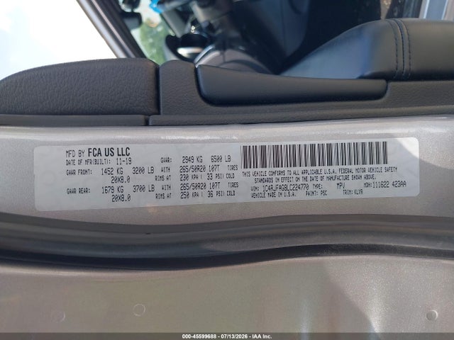 Продажа на аукционе авто 2020 Jeep Grand Cherokee Altitude 4x4, vin: 1C4RJFAG8LC224770, номер лота: 45599688