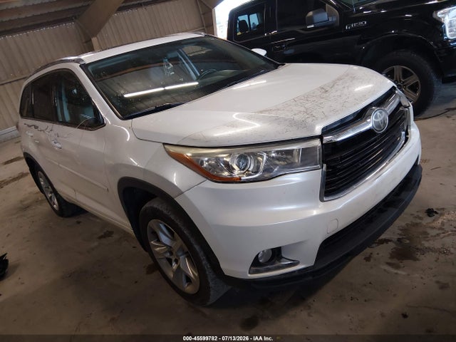 Aukcja sprzedaży 2015 Toyota Highlander Limited Platinum V6, vin: 5TDDKRFH2FS183954, numer aukcji: 45599782