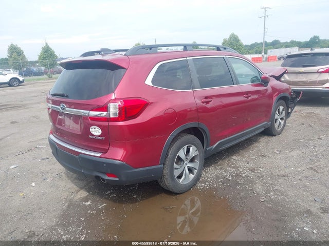 2022 Subaru Ascent Premium მანქანა იყიდება აუქციონზე, vin: 4S4WMACD1N3407748, აუქციონის ნომერი: 45599818