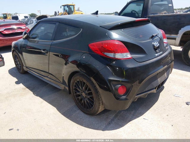 Auction sale of the 2013 Hyundai Veloster Turbo W/black, vin: KMHTC6AE5DU168924, lot number: 45599842