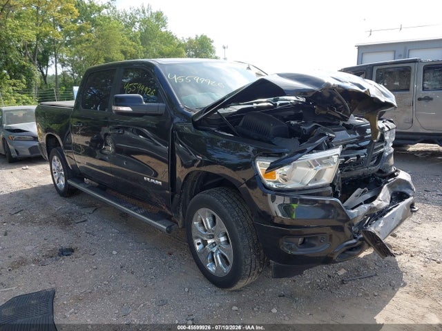 45599926 :رقم المزاد ، 1C6SRFFT3KN765719 vin ، 2019 Ram 1500 Big Horn/lone Star  4x4 5'7 Box مزاد بيع