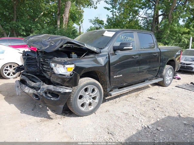 45599926 :رقم المزاد ، 1C6SRFFT3KN765719 vin ، 2019 Ram 1500 Big Horn/lone Star  4x4 5'7 Box مزاد بيع