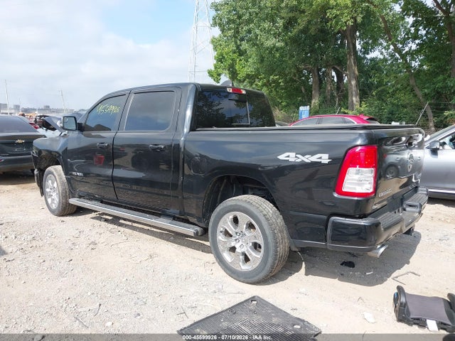 45599926 :رقم المزاد ، 1C6SRFFT3KN765719 vin ، 2019 Ram 1500 Big Horn/lone Star  4x4 5'7 Box مزاد بيع