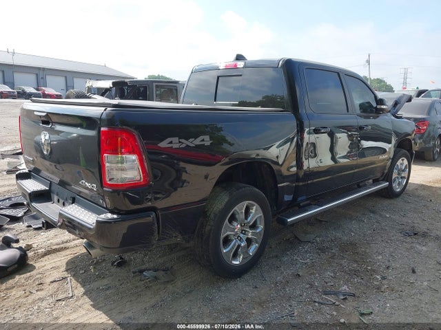 45599926 :رقم المزاد ، 1C6SRFFT3KN765719 vin ، 2019 Ram 1500 Big Horn/lone Star  4x4 5'7 Box مزاد بيع