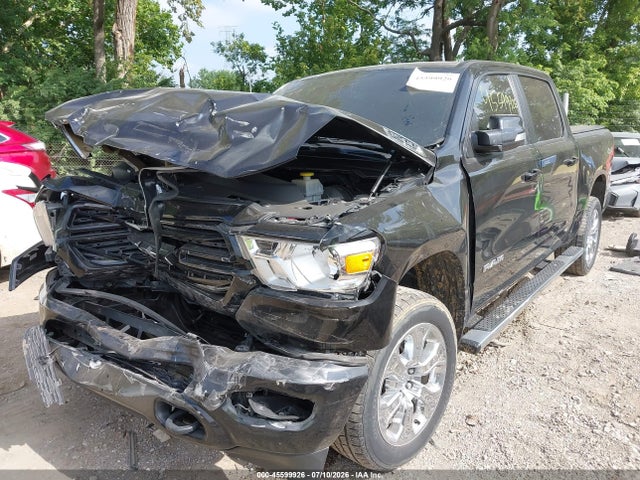 45599926 :رقم المزاد ، 1C6SRFFT3KN765719 vin ، 2019 Ram 1500 Big Horn/lone Star  4x4 5'7 Box مزاد بيع