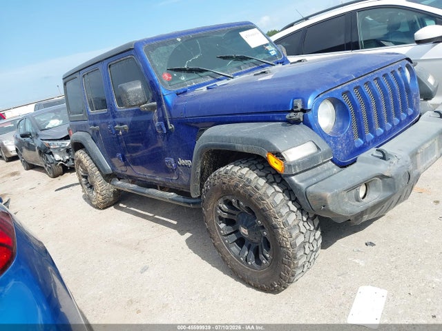 Продажа на аукционе авто 2020 Jeep Wrangler Unlimited Sport S 4x4, vin: 1C4HJXDN4LW173665, номер лота: 45599939