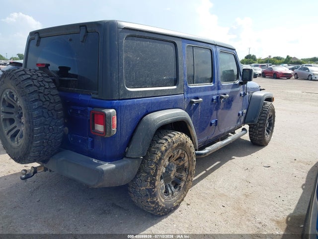 Продажа на аукционе авто 2020 Jeep Wrangler Unlimited Sport S 4x4, vin: 1C4HJXDN4LW173665, номер лота: 45599939