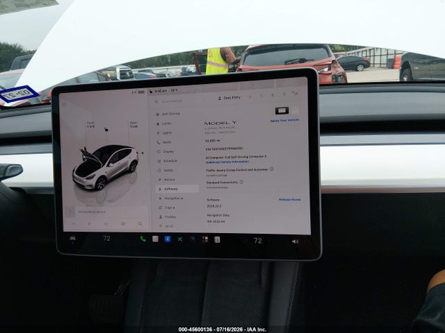 45600136 :رقم المزاد ، 7SAYGAEE7PF682561 vin ، 2023 Tesla Model Y مزاد بيع