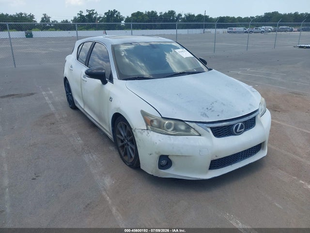 Auction sale of the 2012 Lexus Ct 200h Premium, vin: JTHKD5BH8C2098344, lot number: 45600192