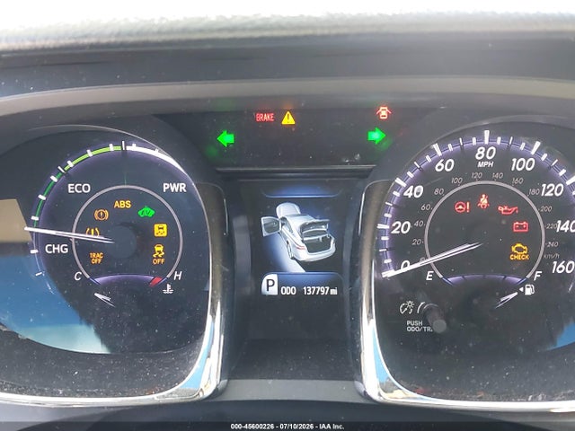 2013 Toyota Avalon Hybrid Limited მანქანა იყიდება აუქციონზე, vin: 4T1BD1EB7DU005591, აუქციონის ნომერი: 45600226