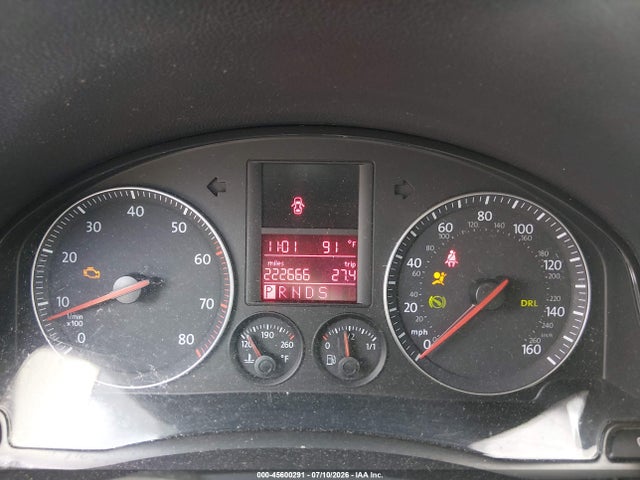 2006 Volkswagen Jetta Value Edition მანქანა იყიდება აუქციონზე, vin: 3VWPG71K76M659666, აუქციონის ნომერი: 45600291