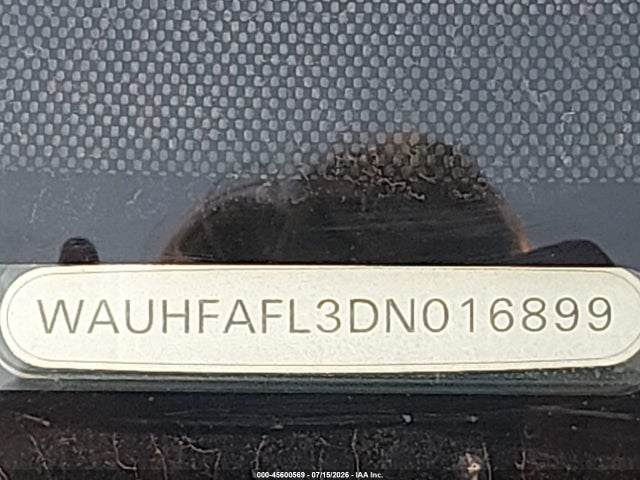 45600569 :رقم المزاد ، WAUHFAFL3DN016899 vin ، 2013 Audi A4 2.0t Premium مزاد بيع