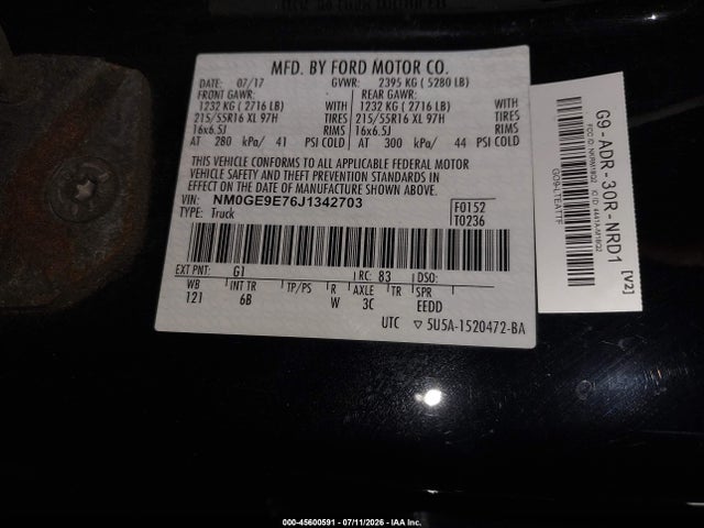 Ford Transit Connect Xl 2018 NM0GE9E76J1342703 Image 9