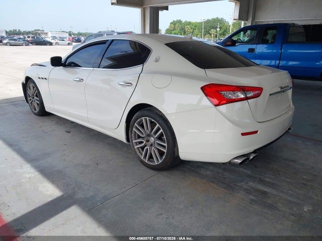 2015 Maserati Ghibli მანქანა იყიდება აუქციონზე, vin: ZAM57XSA7F1162173, აუქციონის ნომერი: 45600757