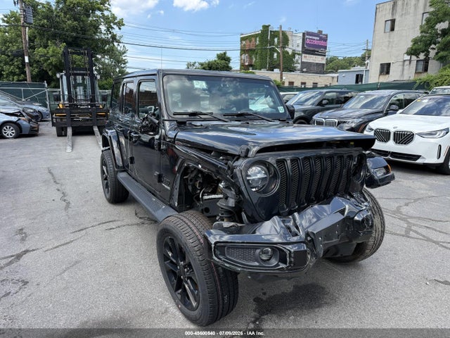 Auction sale of the 2022 Jeep Wrangler Unlimited High Altitude 4x4, vin: 1C4HJXEG3NW252067, lot number: 45600840