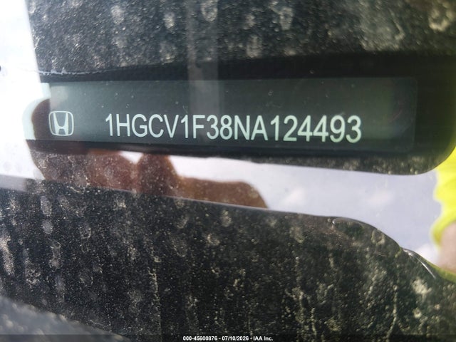 Aukcja sprzedaży 2022 Honda Accord Sport, vin: 1HGCV1F38NA124493, numer aukcji: 45600876