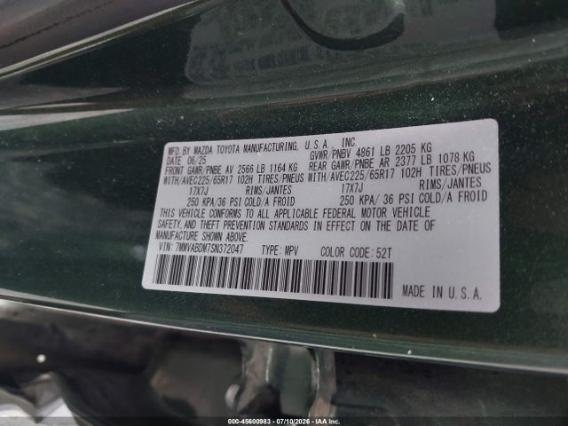 Продажа на аукционе авто 2025 Mazda Cx-50 2.5 S Premium Package, vin: 7MMVABDM7SN372047, номер лота: 45600983