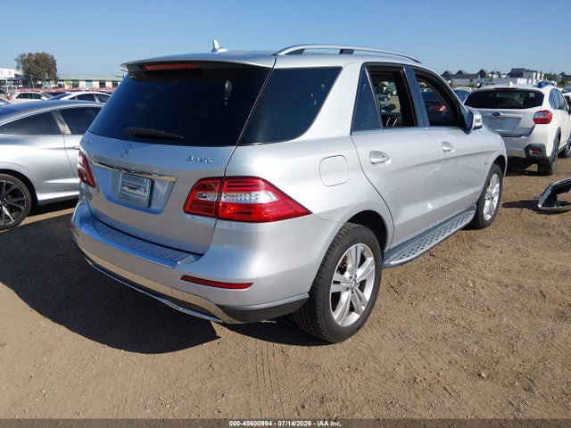 45600994 :رقم المزاد ، 4JGDA5HB3CA037393 vin ، 2012 Mercedes-benz Ml 350 4matic مزاد بيع
