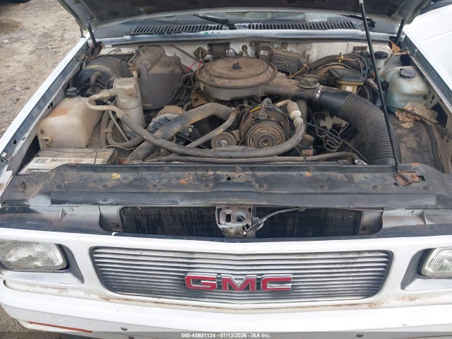 45601124 :رقم المزاد ، 1GTCS14R1M8550515 vin ، 1991 Gmc Sonoma مزاد بيع