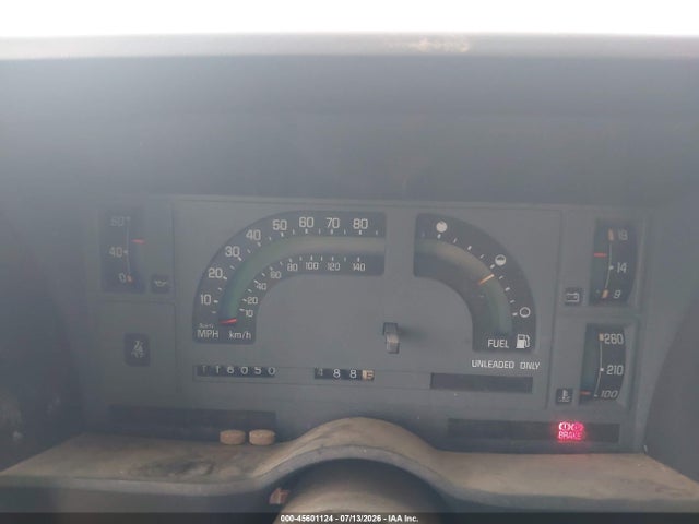 45601124 :رقم المزاد ، 1GTCS14R1M8550515 vin ، 1991 Gmc Sonoma مزاد بيع